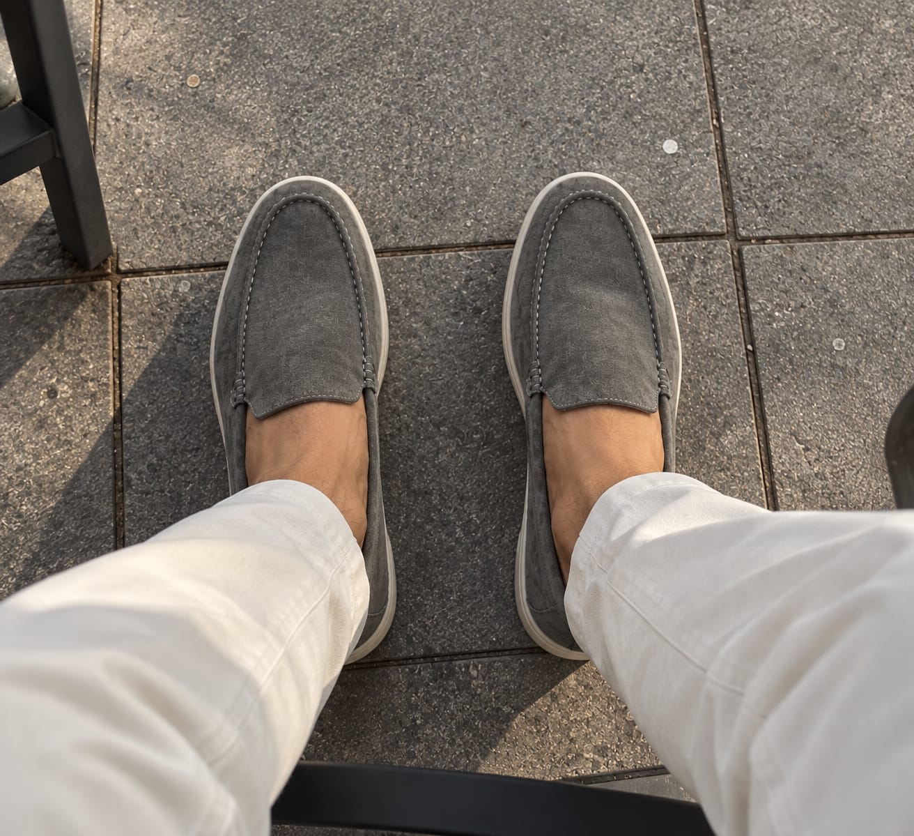 Customer photo review of Men's Slip-On Casual Loafers