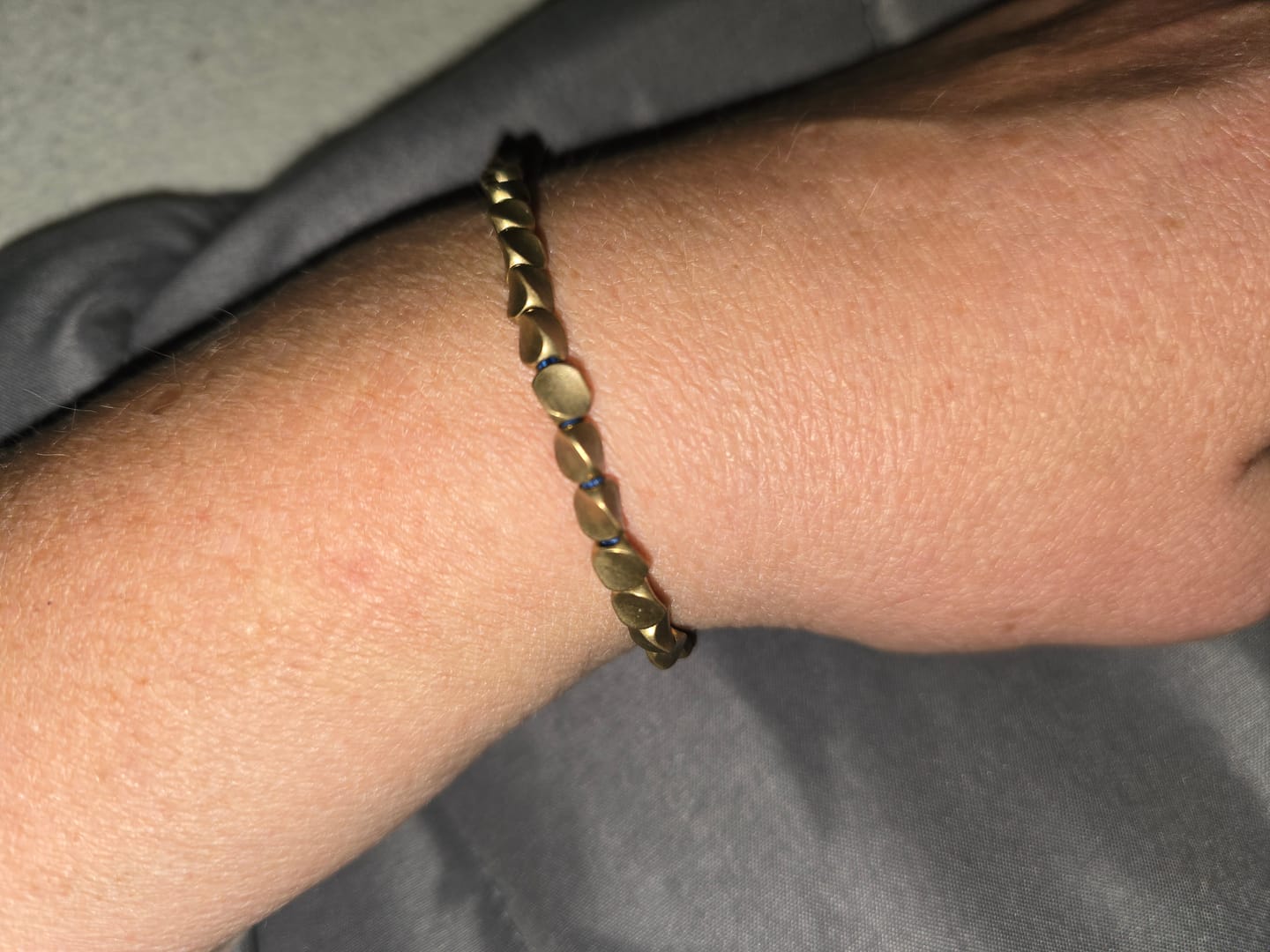 Customer photo review of Buddha Stones, tibetische Kupferperlen, heilendes Glücksarmband