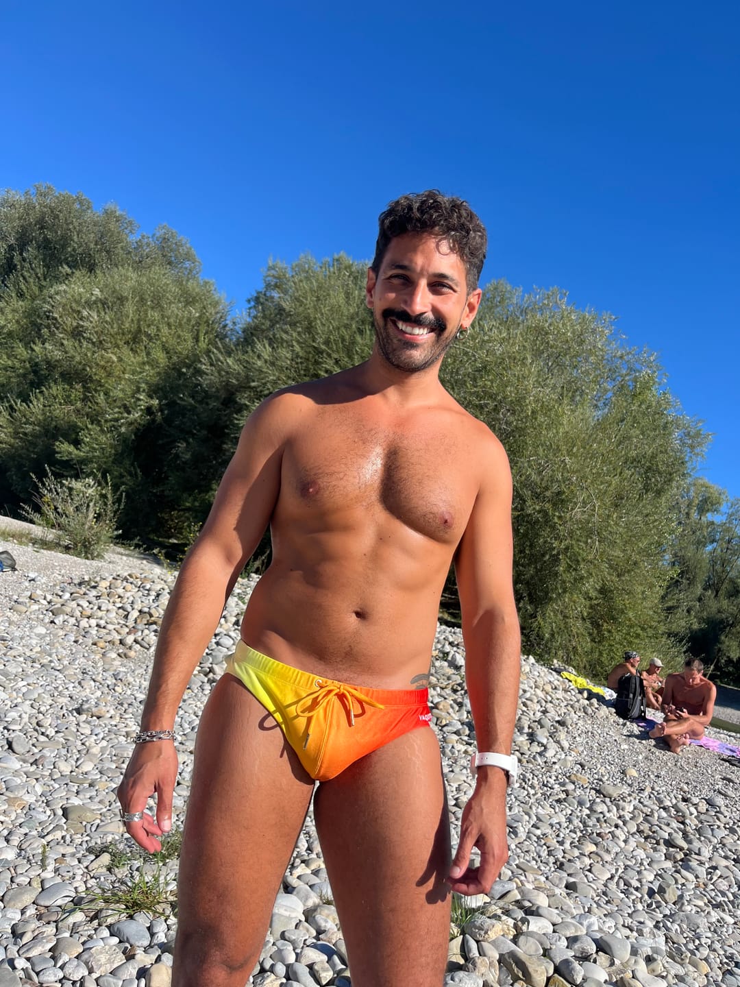 Customer photo review of Calypso Ombré - Enhancing Swim Brief