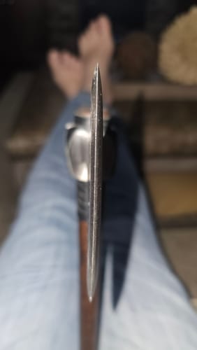 Customer photo review of Viking Axe "Vindflaug" with Leather Wrap