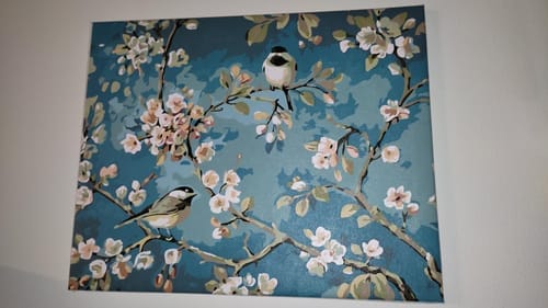Customer photo review of Fleurs et oiseaux 2