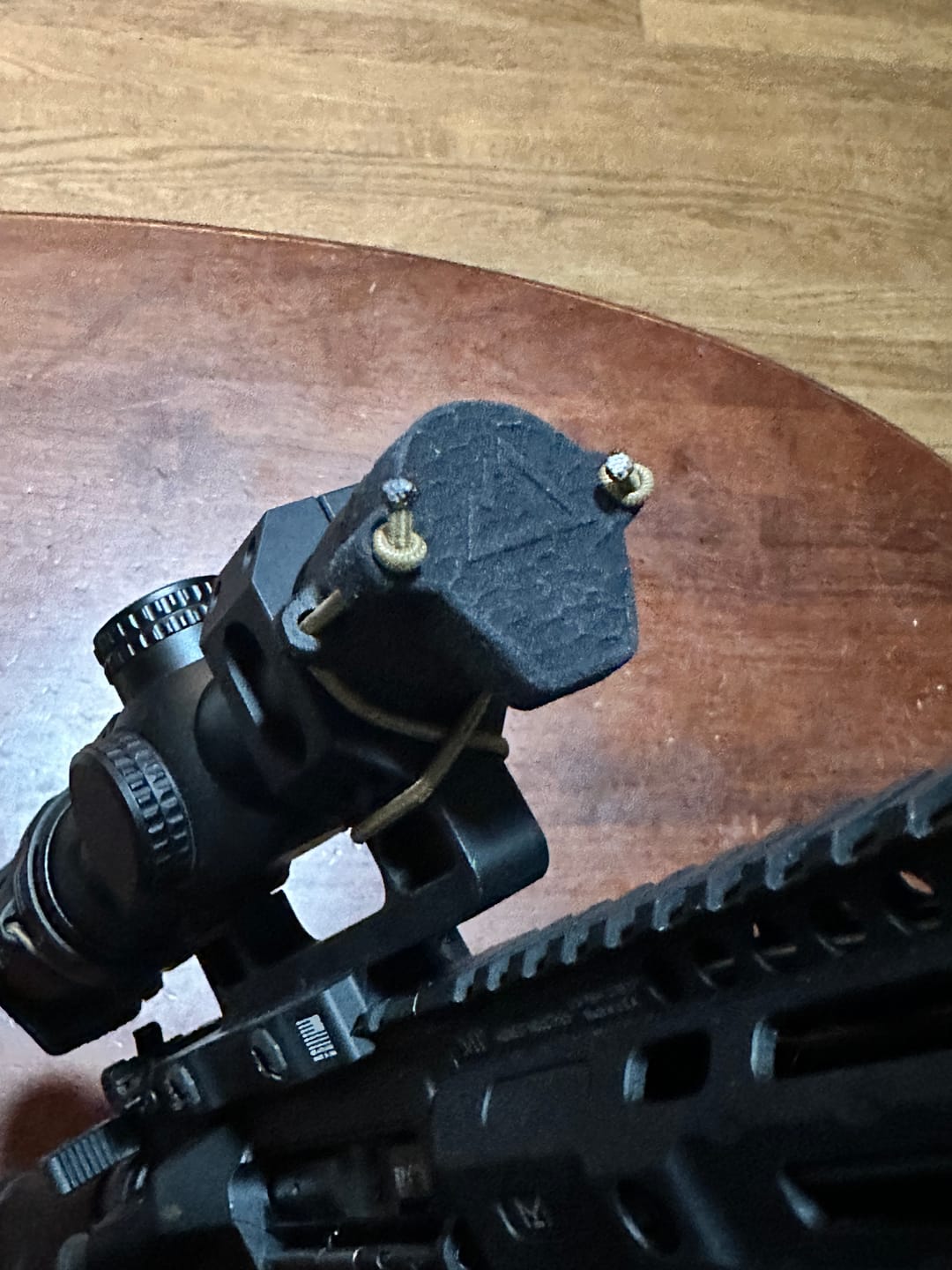 Customer photo review of ScopeCap Pro with Kill Flash & HexCap Anti-Reflection Ruggedized Scope Cap