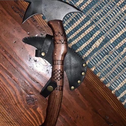 Customer photo review of Сustom made tomahawk "Ogun"