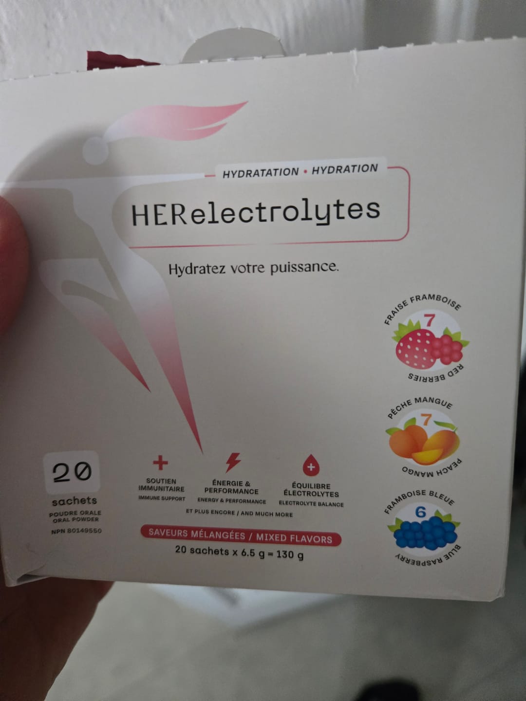 Customer photo review of Girl Power - HERelectrolytes - 6.5g mixtes (20x)