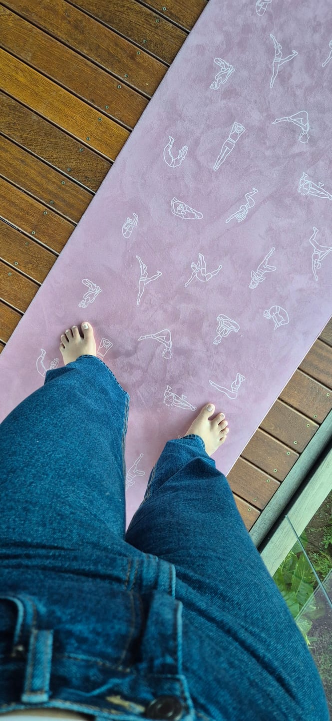 Customer photo review of Calça Jeans Reta Araçá Azul Escuro