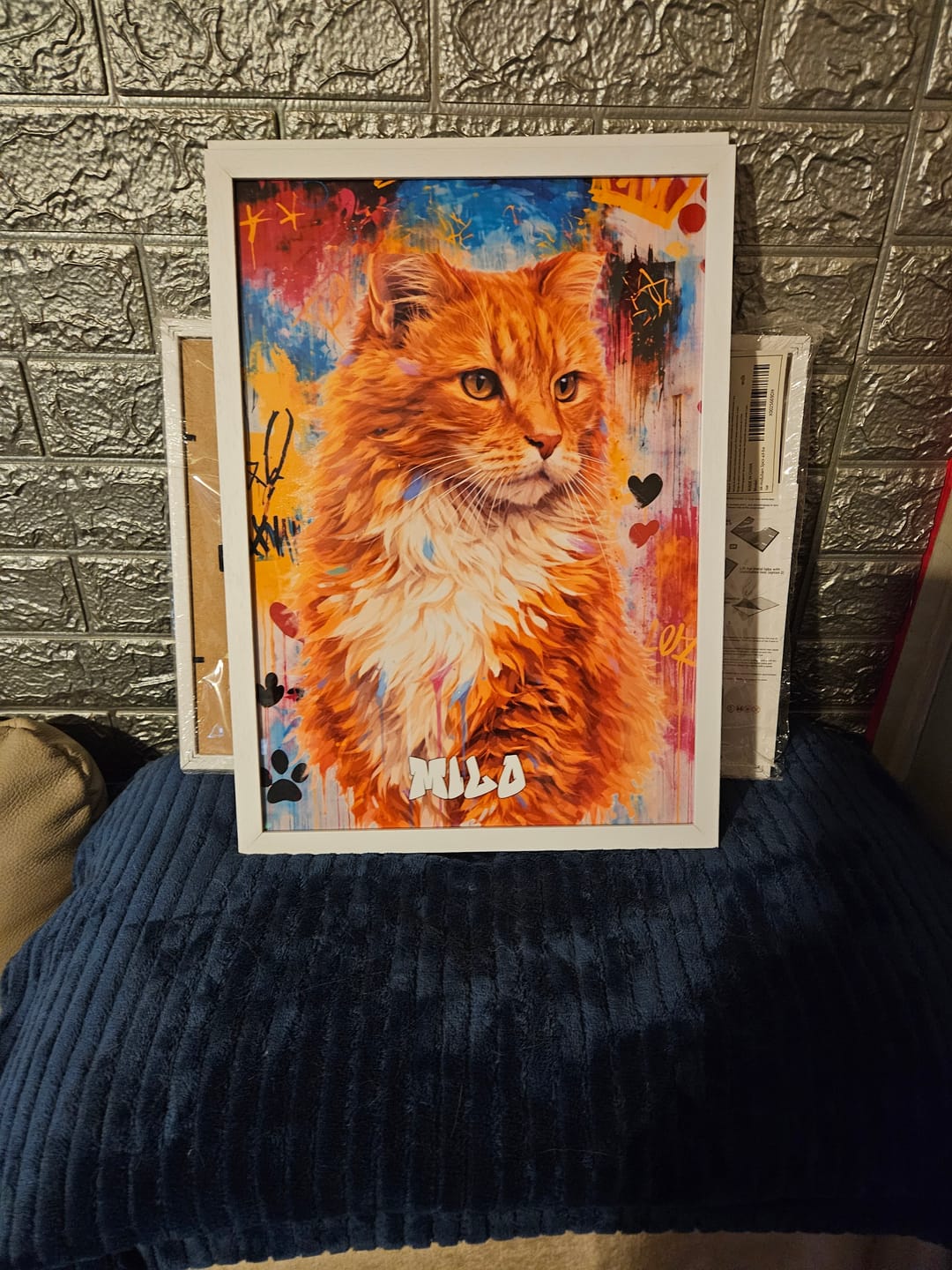 Customer photo review of Personalised Poster - Splash