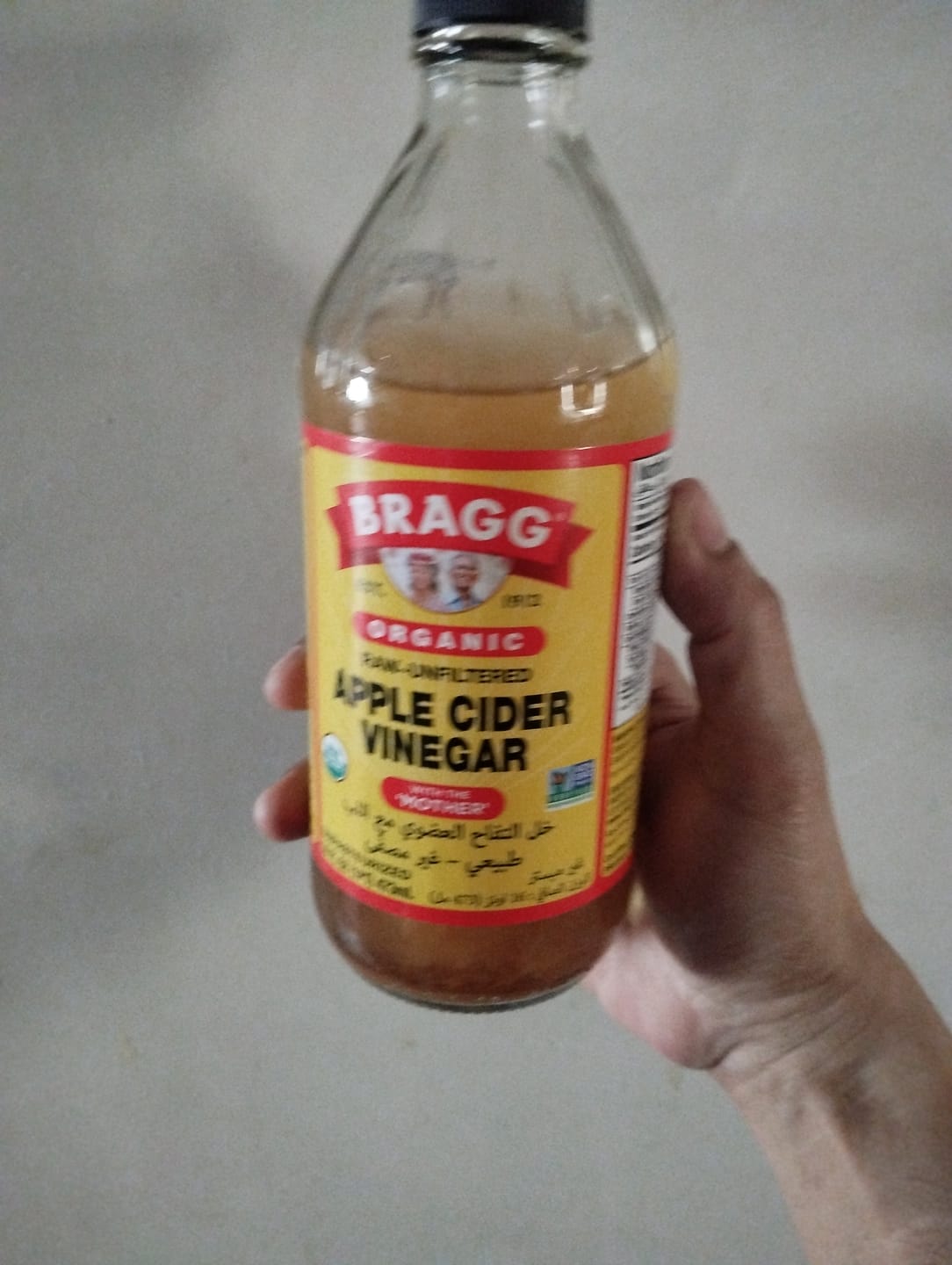 Customer photo review of Organic Apple Cider Vinegar