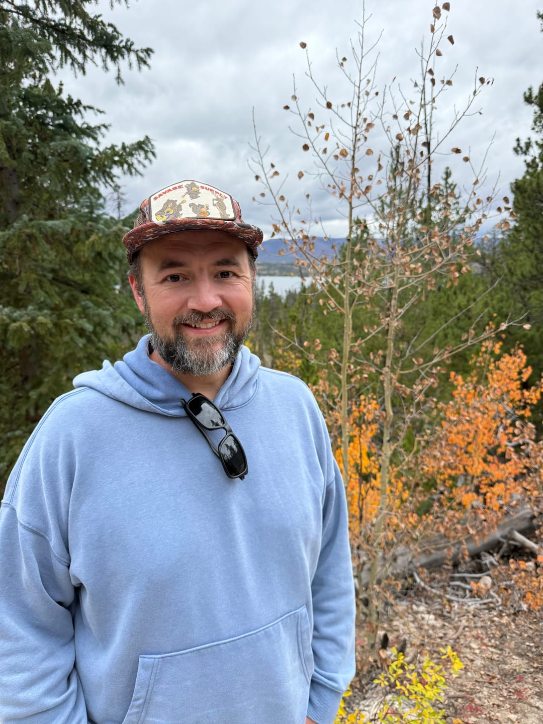 Customer photo review of Leafer Jam Mesh Floating Hat - Leafer Jam/Brown