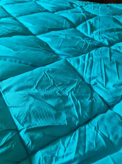 Customer photo review of Edredón 2 en 1 – que elimina neccesidad de sábanas