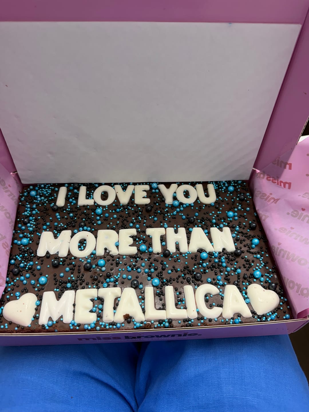 Customer photo review of Love Brownie · Large