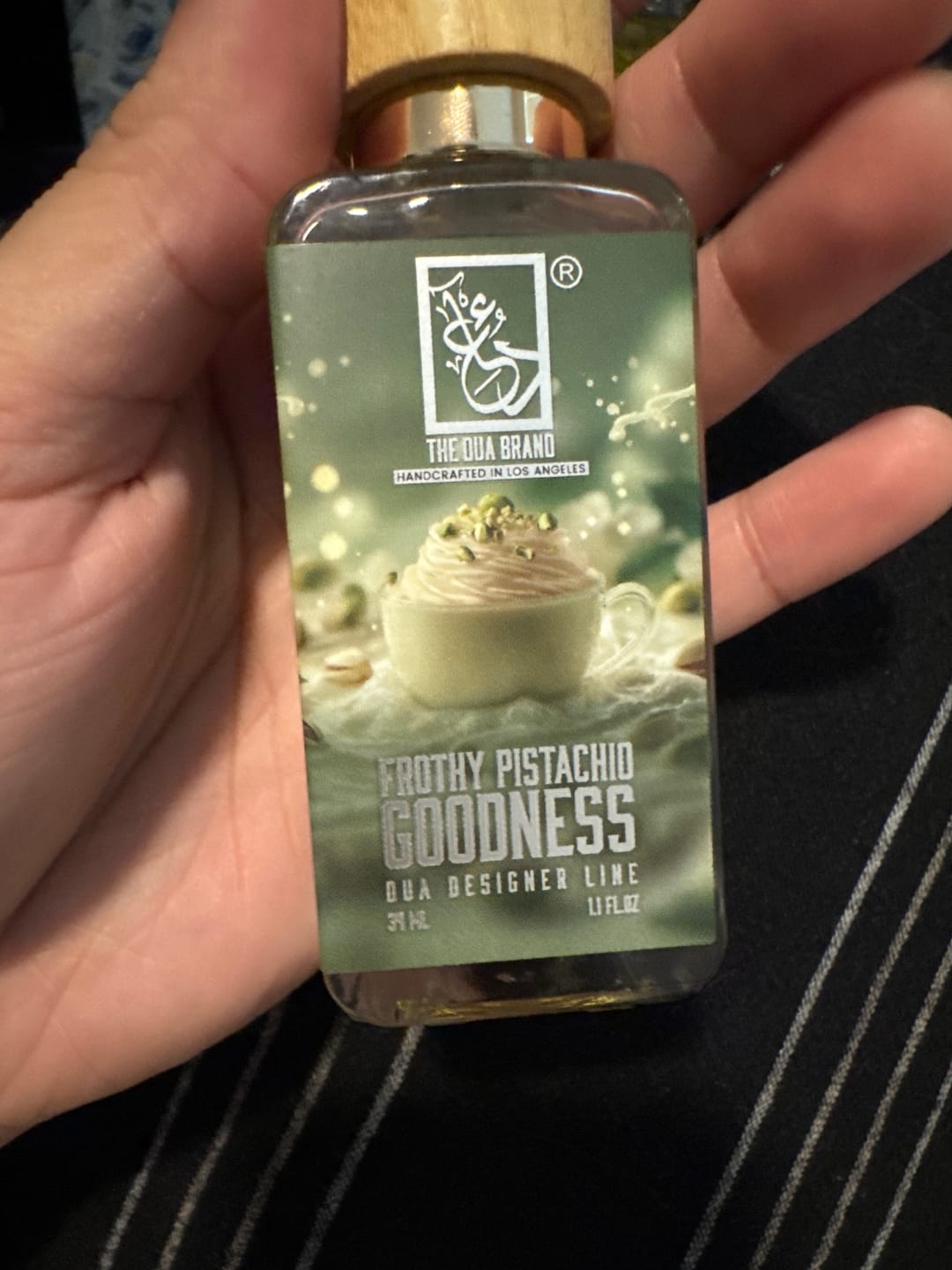 Customer photo review of Frothy Pistachio Goodness