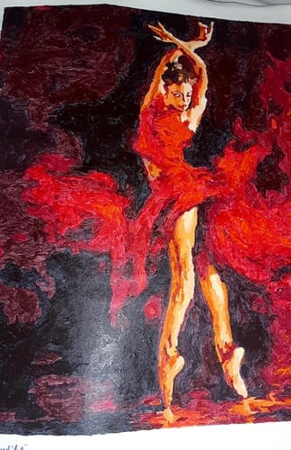 Customer photo review of Danseuse Rouge Magique