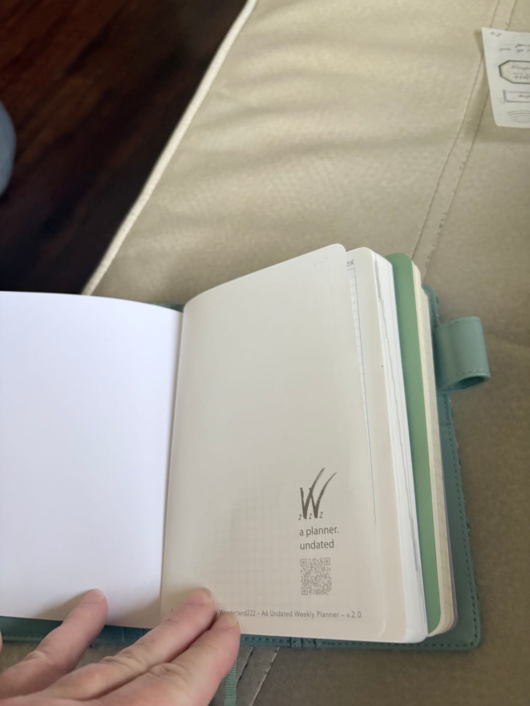 Customer photo review of A6 Undated Weekly Planner v.2 | Core | Stacked Weekends