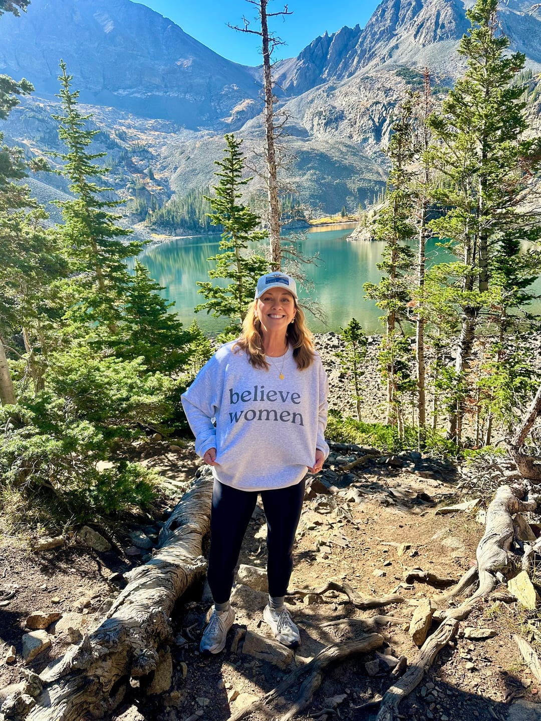 Customer photo review of Believe Women Sweatshirt