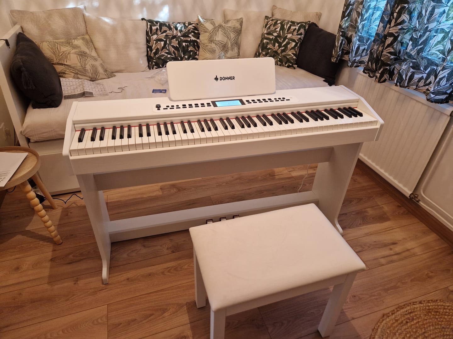 Customer photo review of Donner DDP-95 lesté Piano numérique
