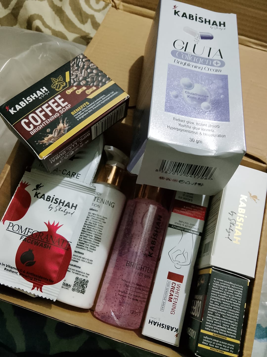 Customer photo review of Mela Care Advanced Brightening Cream