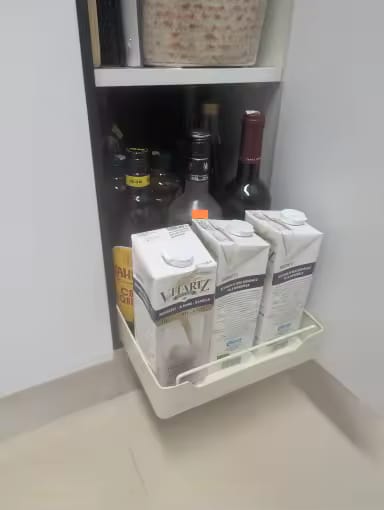 Customer photo review of Pull Out Cabinet Organizer