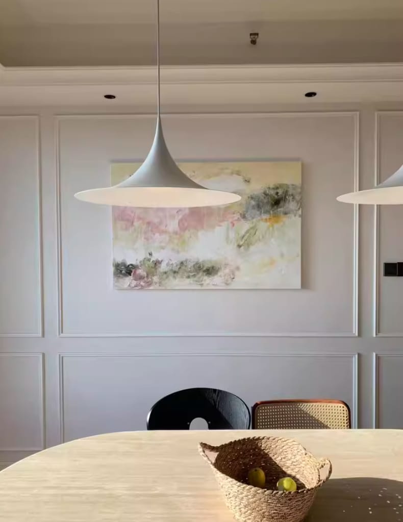 Customer photo review of Semi Pendant Light, Arch Spun Aluminium Shade, E26/E27, Hardwired