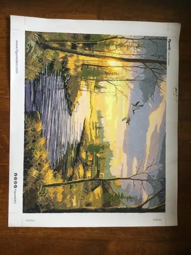 Customer photo review of Maison de campagne au crépuscule