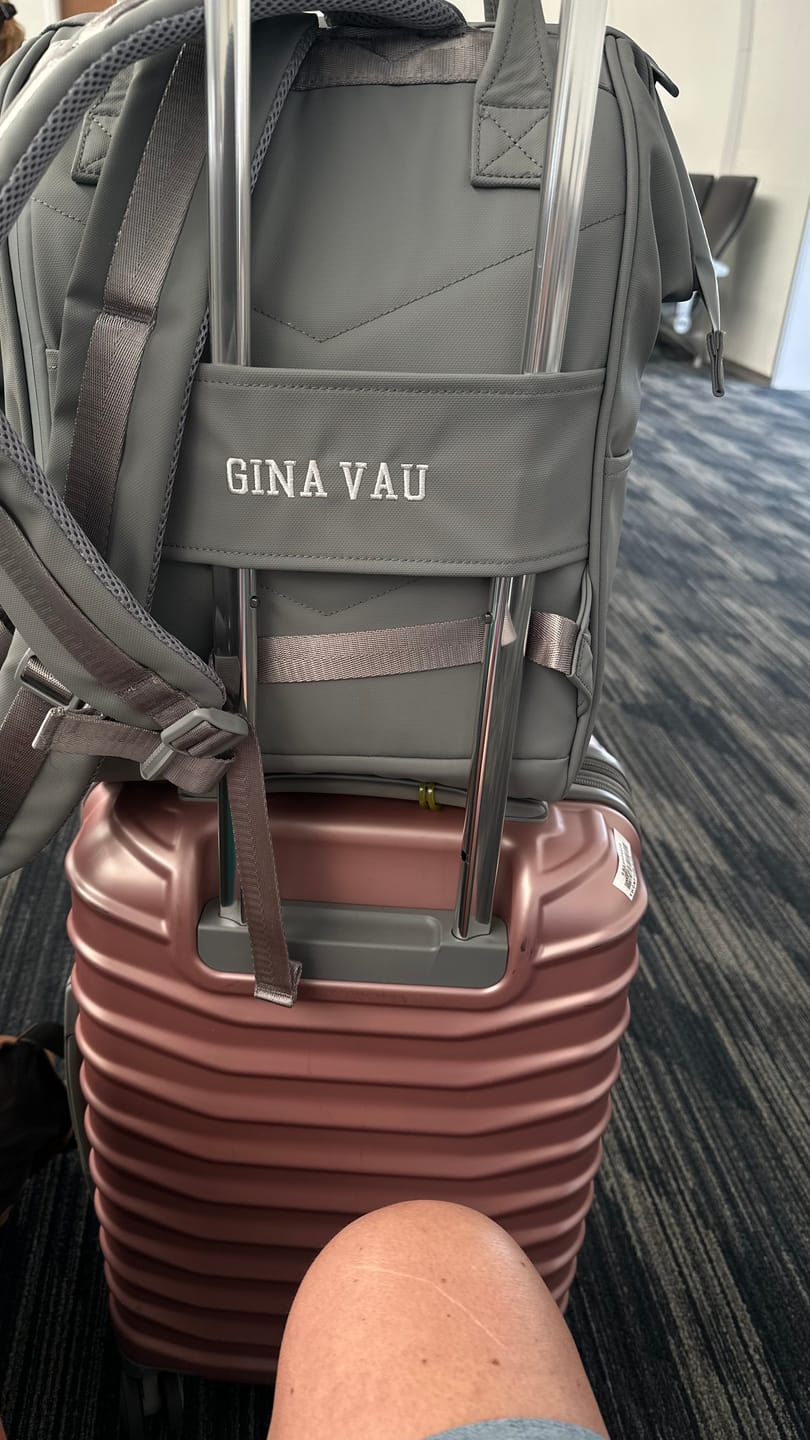 Customer photo review of Personalized Cascade Backpack - Standard