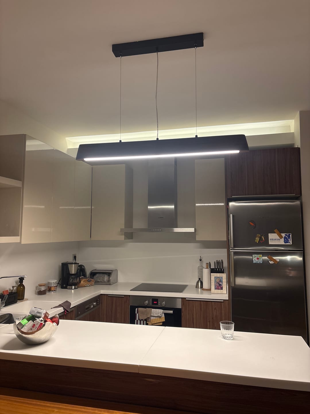 Customer photo review of Ceviz Ahşap Aydınlatma • Teğet