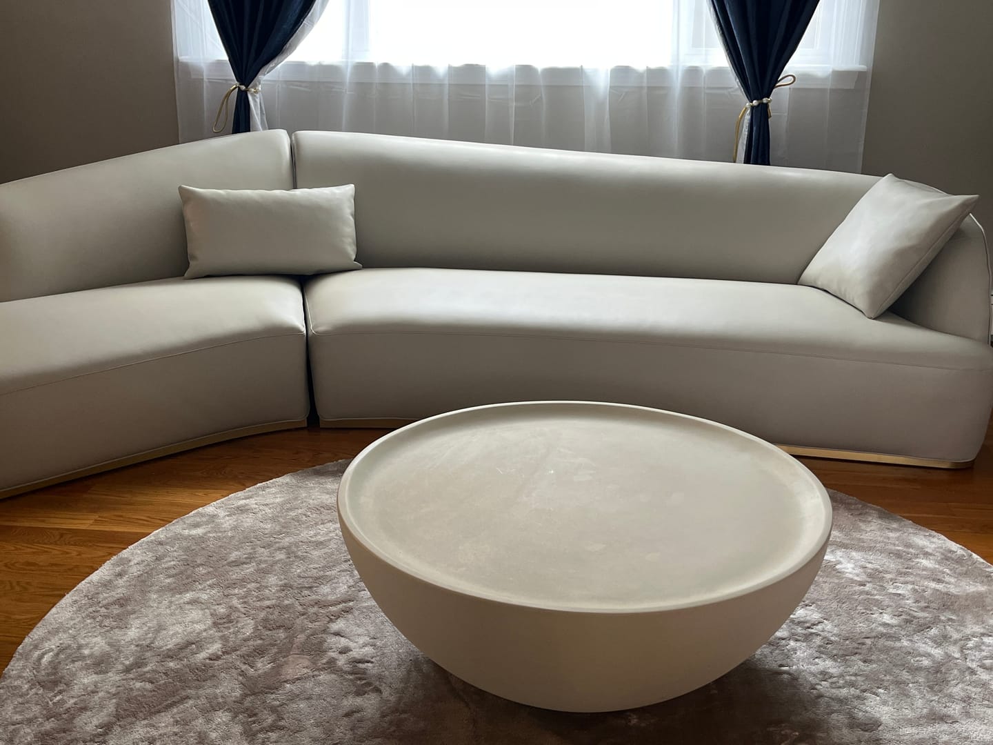 Customer photo review of Reya Form Curved Modular Sectional
