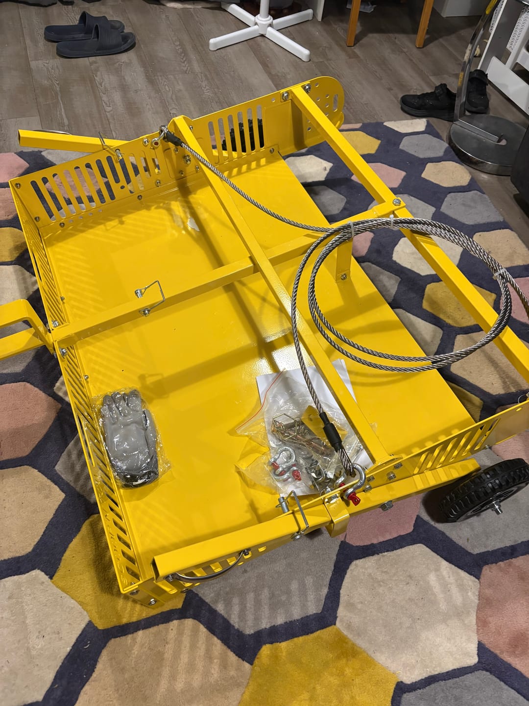 Customer photo review of Scoop'N'Tow Manure Scooper / Paddock Field Cleaner + Trailer