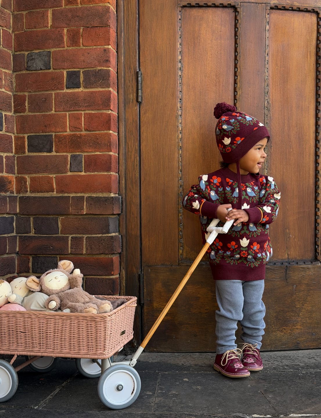 Customer photo review of Folk Birds Knitted Jumper