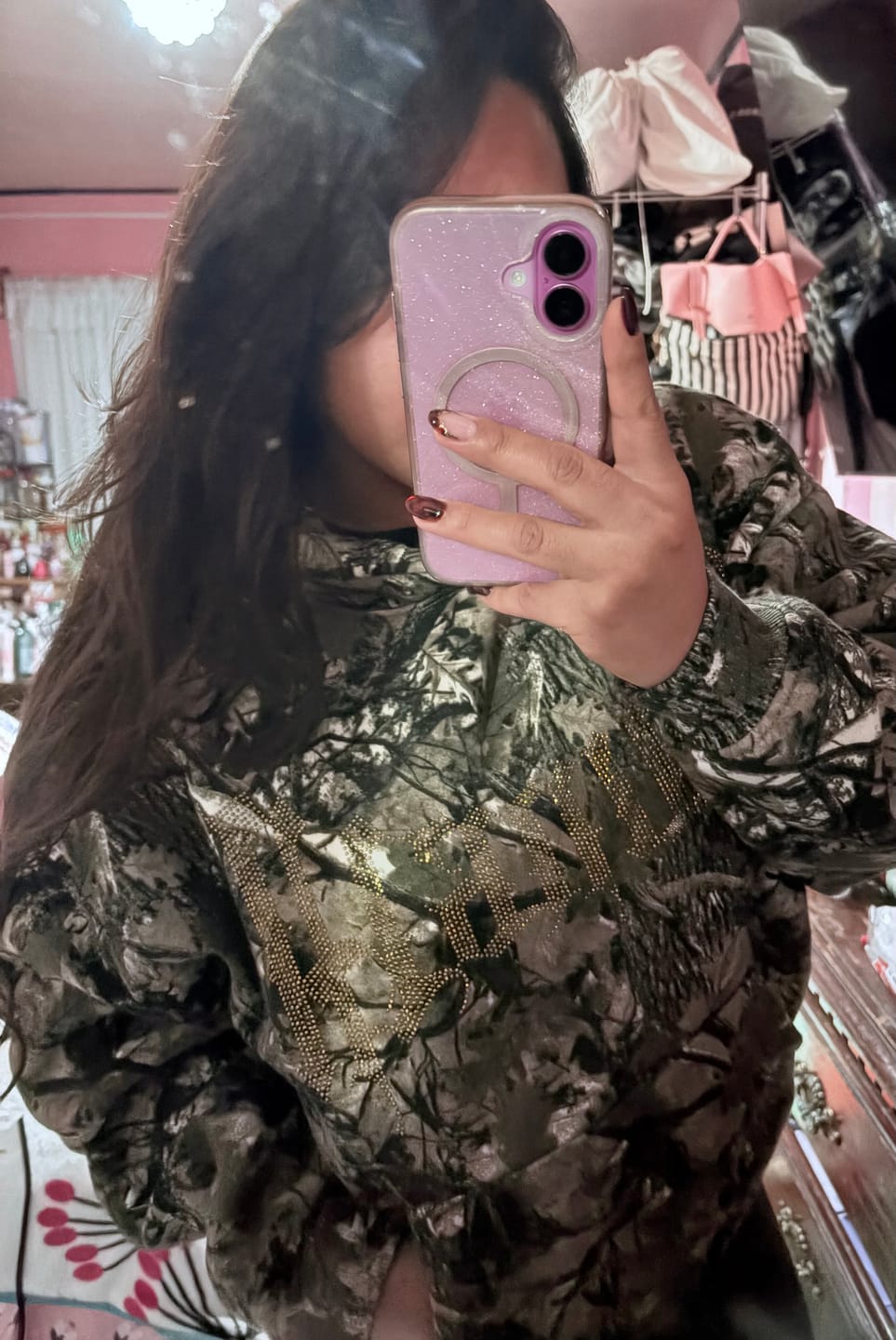 Customer photo review of W5168 - Camo Bling Hoodie