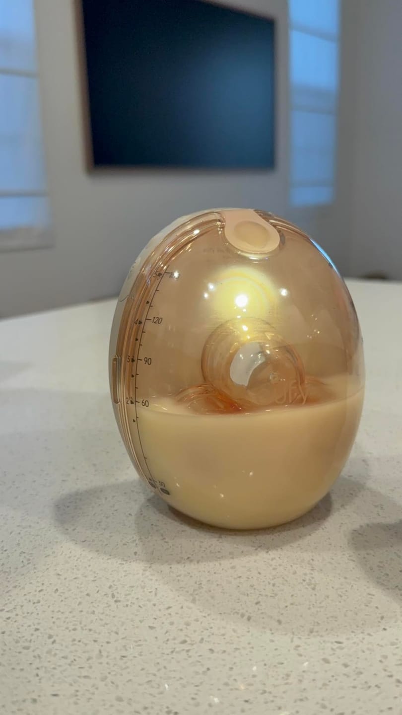Customer photo review of MilkFlow Heat+ – Tragbare Milchpumpe mit Wärme & App