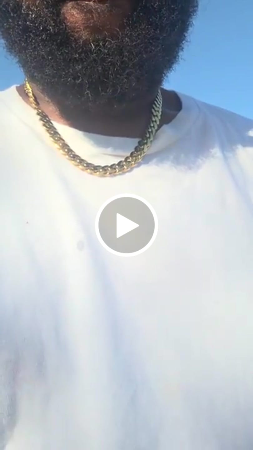 Customer video review of 10-22mm 18k Gold Miami Cuban Link Chain