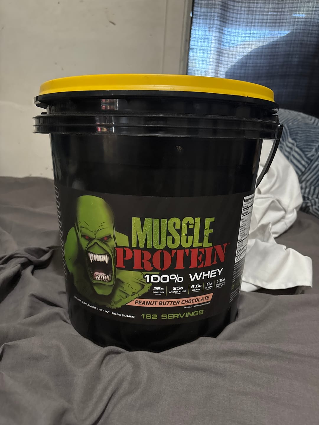 Customer photo review of Whey Protein Powder Bucket