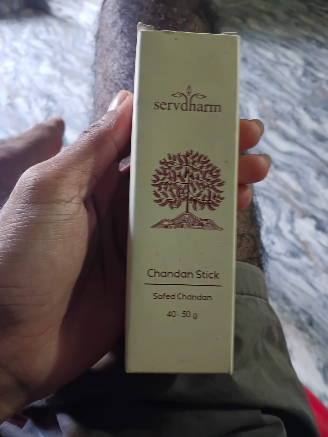 Customer photo review of Safed Chandan Stick - Pure and Original Chandan for Pooja