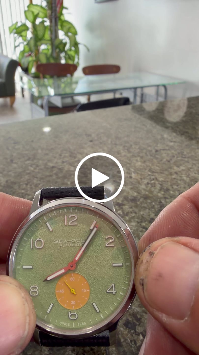 Customer video review of Bauhaus | Small Second | Fine Spark | 40mm