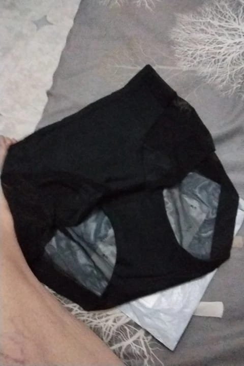 Customer photo review of Culotte taille haute à bandes croisées