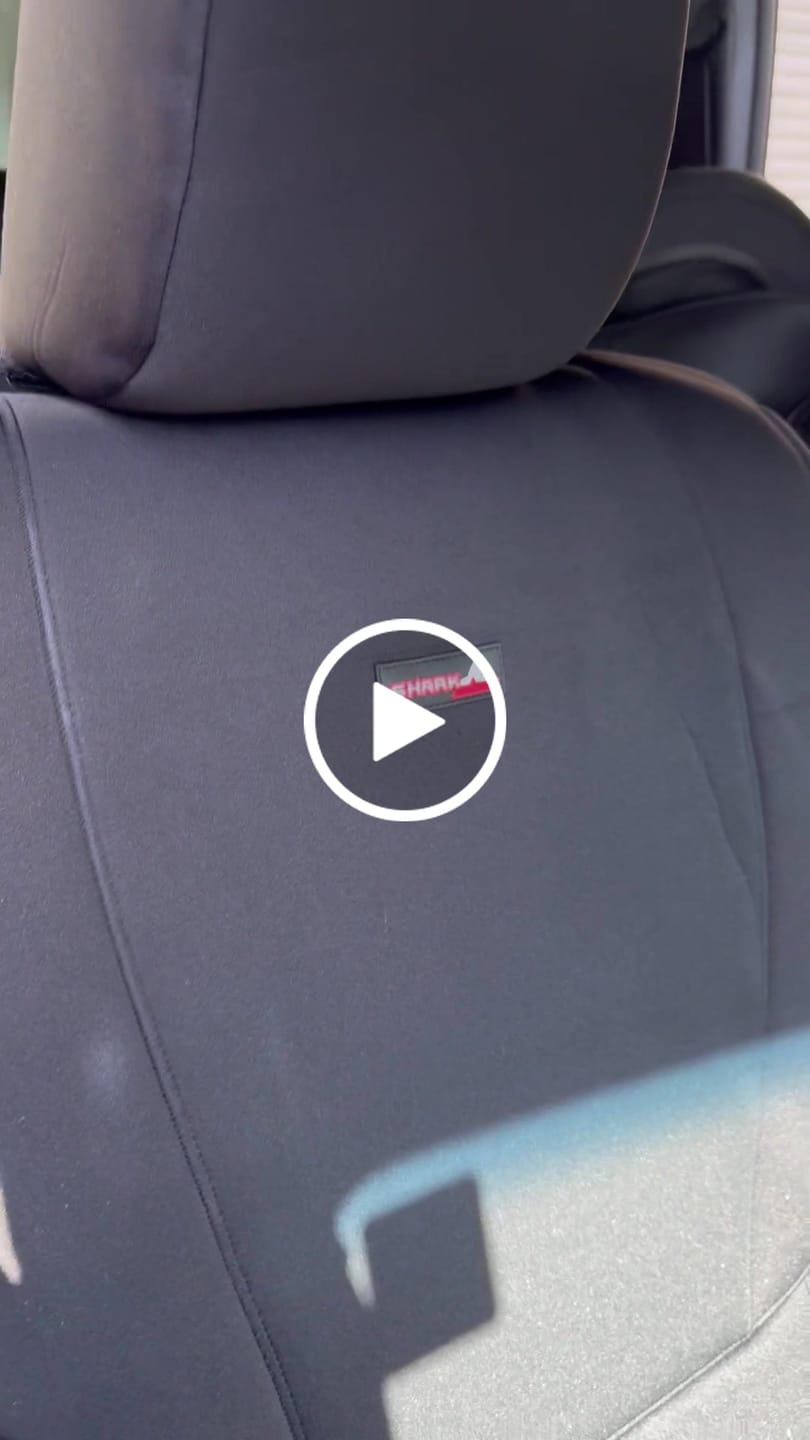 Customer video review of Sharkskin Seat Covers for Toyota Prado 250 Series (Nov/2024-ON)