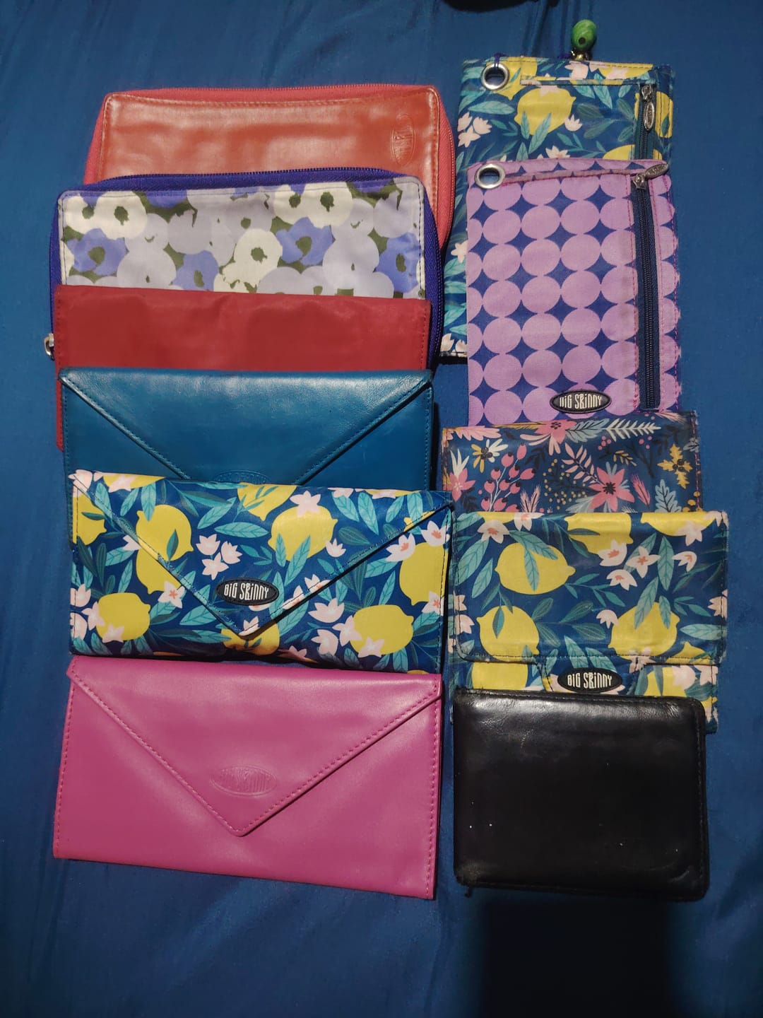 Customer photo review of Leather Slimvelope Coral Pink