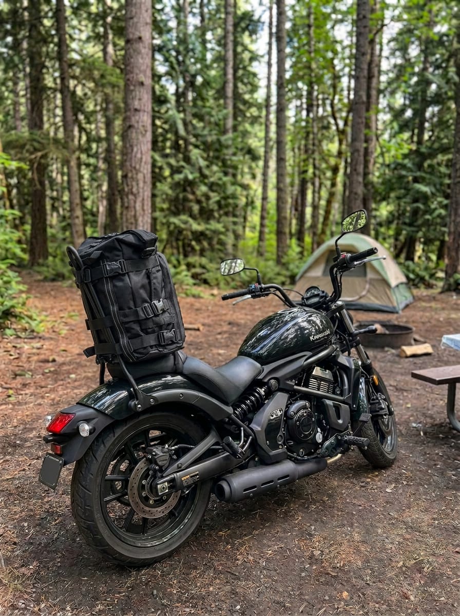 Customer photo review of 32L - Renegade XL Motorcycle Sissy Bar Bag