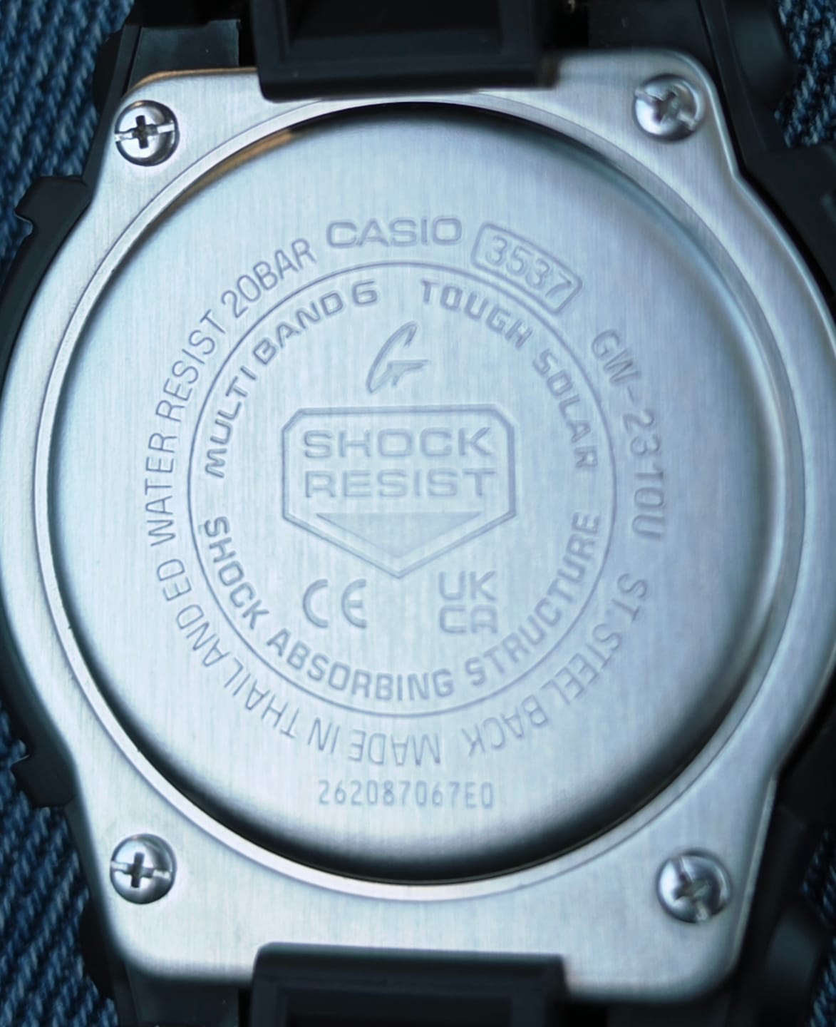 Customer photo review of Casio Men's G-Shock Digital Dial Black Resin World Timers Watch | GW2310-1