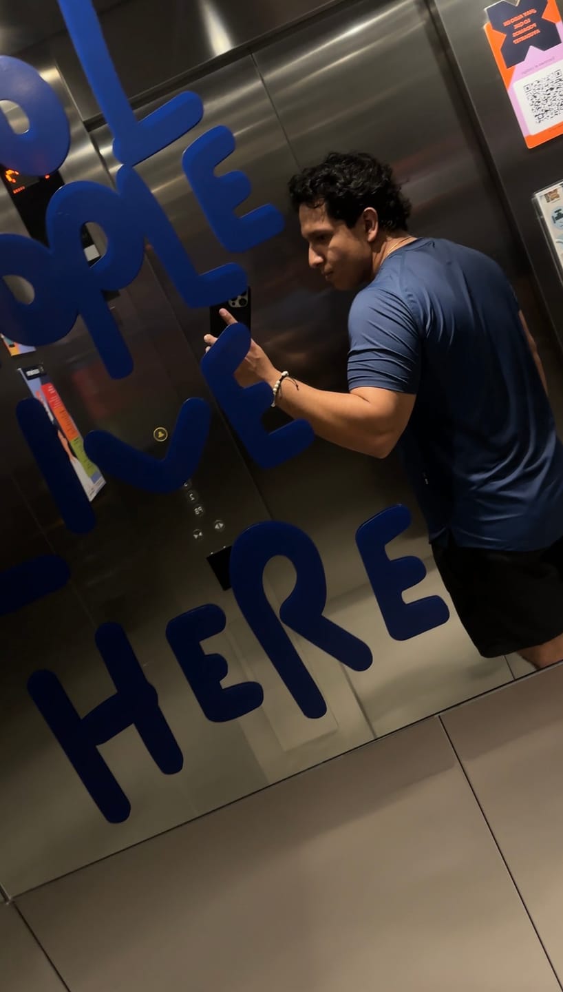 Customer photo review of Artial Performance Tee - Navy Blue