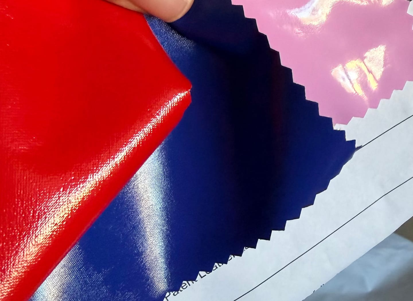Customer photo review of Glossy Stretch Patent Leather/Latex