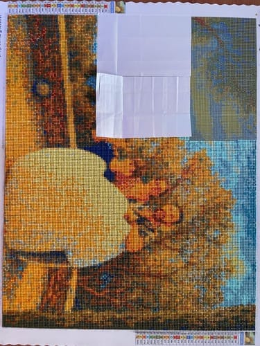 Customer photo review of Broderie Diamant Personnalisée - Réalisation graphique Gratuite