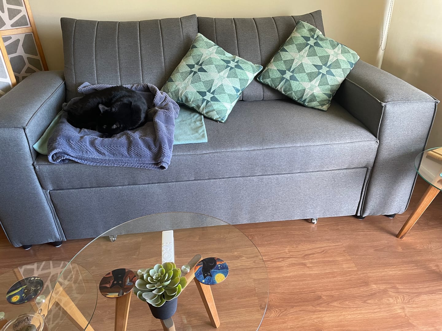 Customer photo review of Sofá cama Lyon