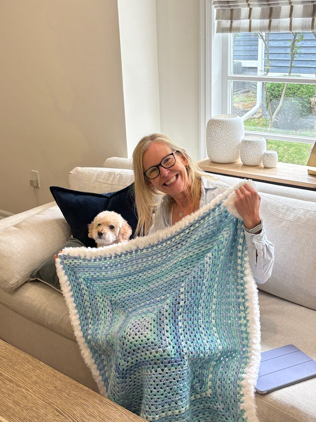 Customer photo review of Rainbow Blanket Kit