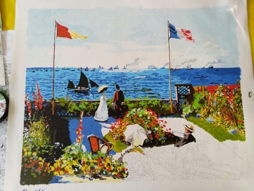 Customer photo review of La terrasse à Sainte-Adresse - Monet