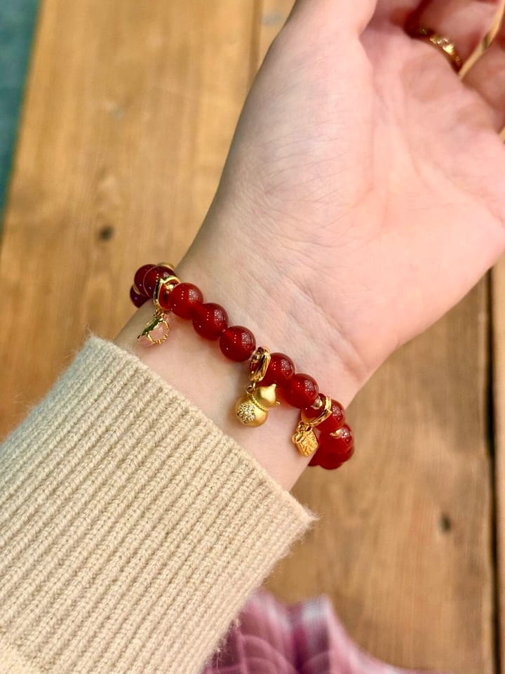 Customer photo review of Fortune-Filled Fire Goat 2027 DIY Charm Bracelet