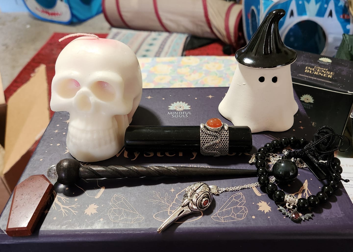 Customer photo review of Halloween Mystery Box - Spooky Season Spiritual Kit