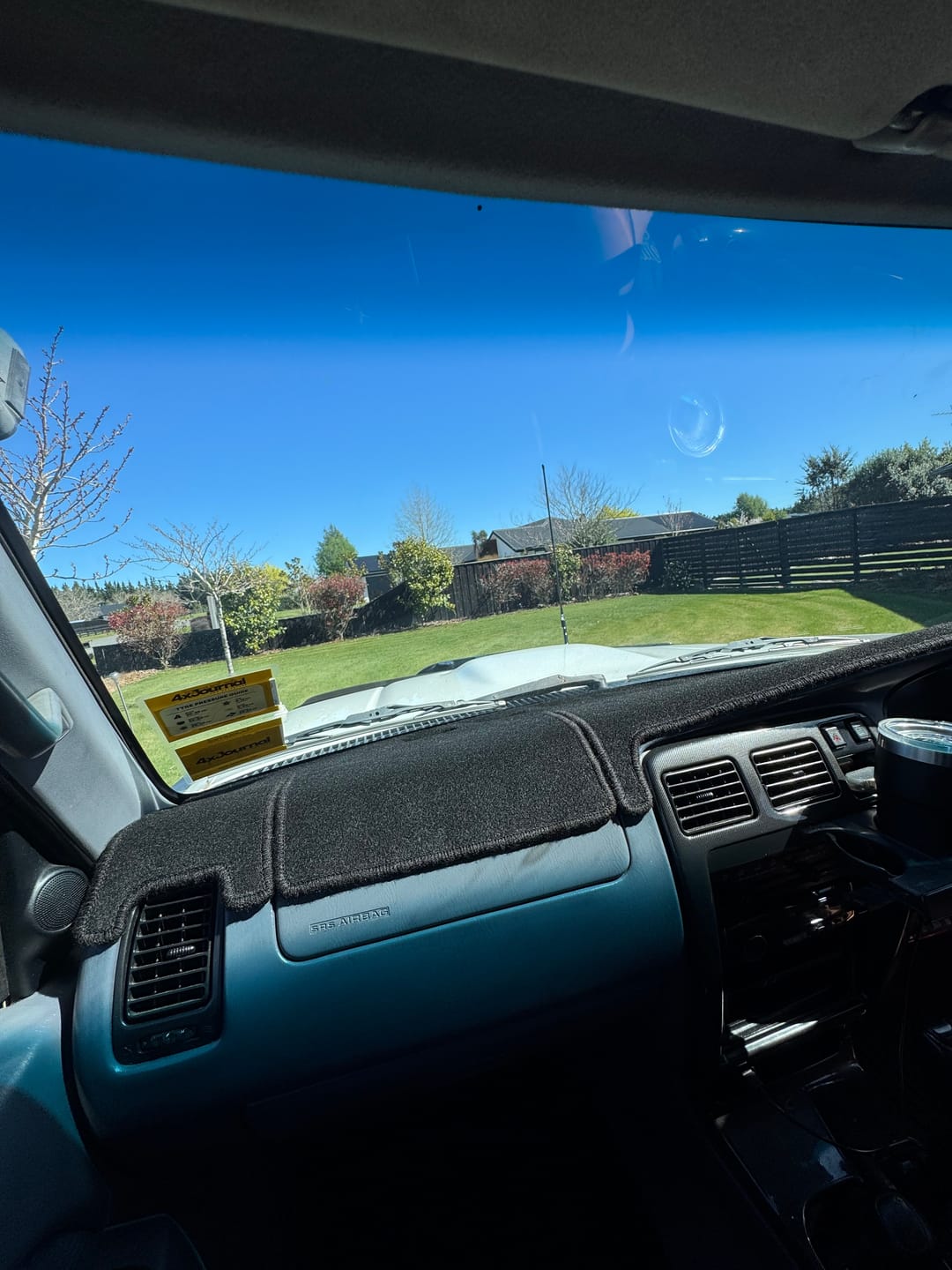 Customer photo review of Carpet Dash Mat for Toyota Hilux Surf / 4Runner KZN185 / RZN185 / VZN185 | 3rd Gen 96-02
