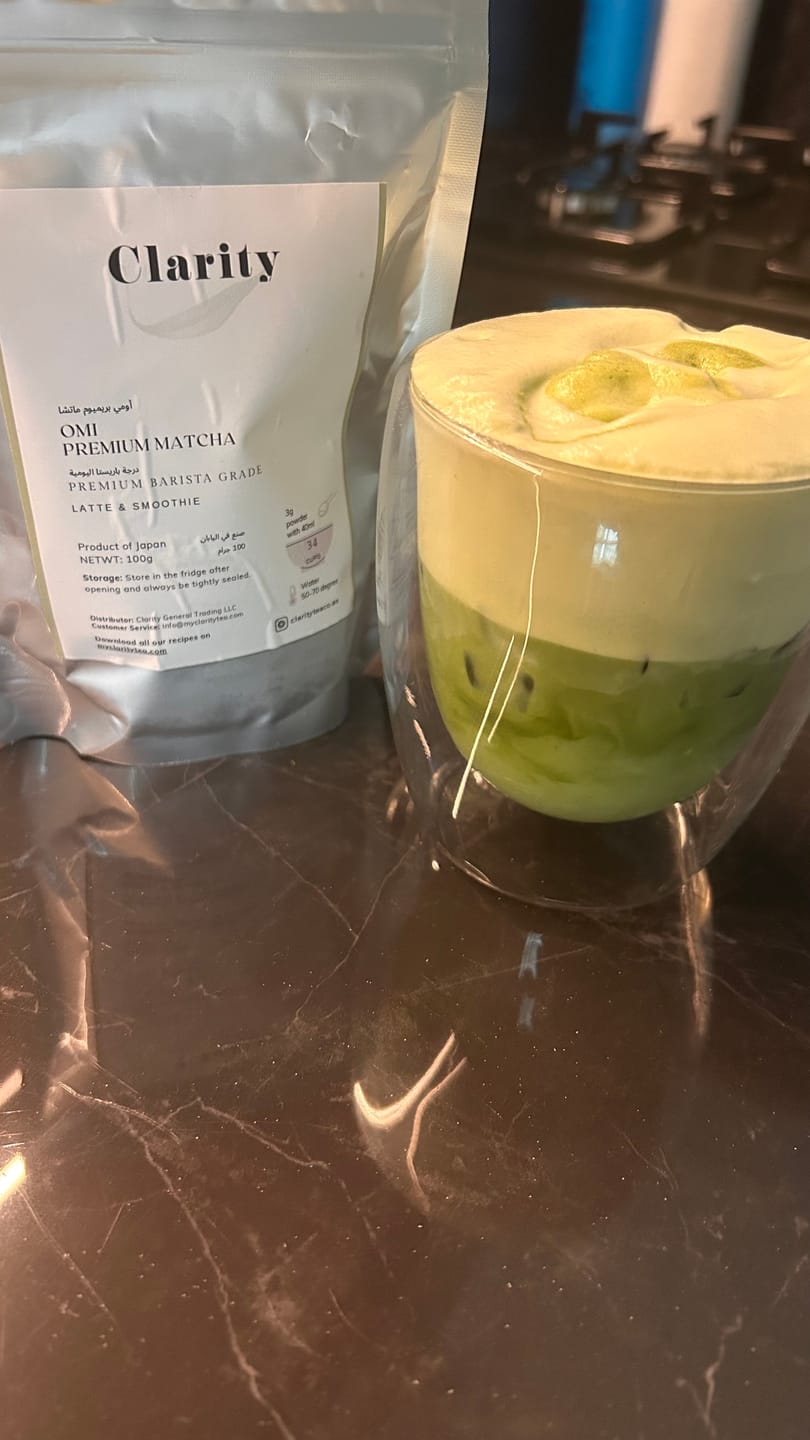 Customer photo review of 04 OMI - Premium Barista Matcha