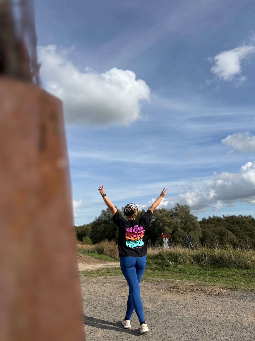 Customer photo review of Leggings Butterfly | Dunkelblau